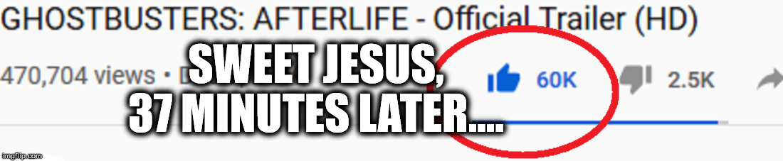 SWEET JESUS, 37 MINUTES LATER.... | made w/ Imgflip meme maker