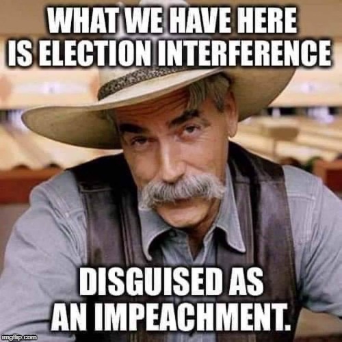 impeachment | image tagged in smart guy,impeachment,election interference | made w/ Imgflip meme maker