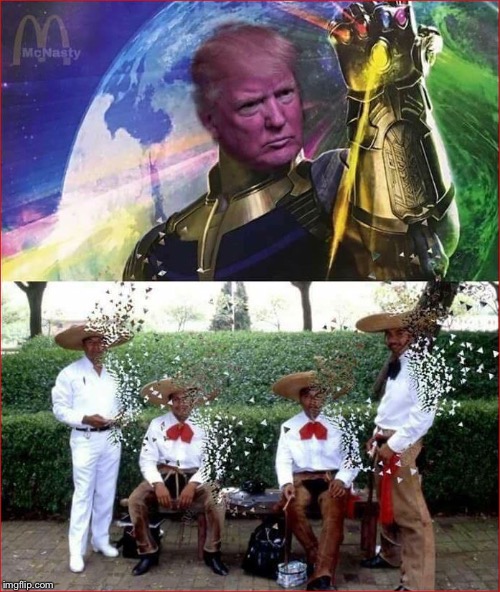 Trump Thanos | image tagged in trump thanos | made w/ Imgflip meme maker