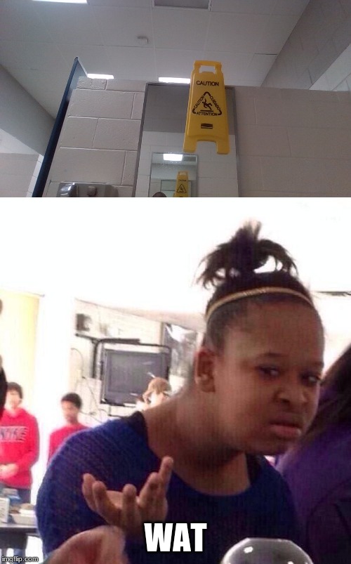 WAT | image tagged in memes,black girl wat | made w/ Imgflip meme maker