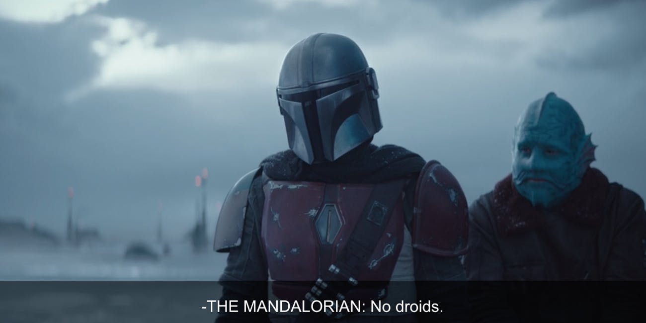 High Quality no droids Blank Meme Template