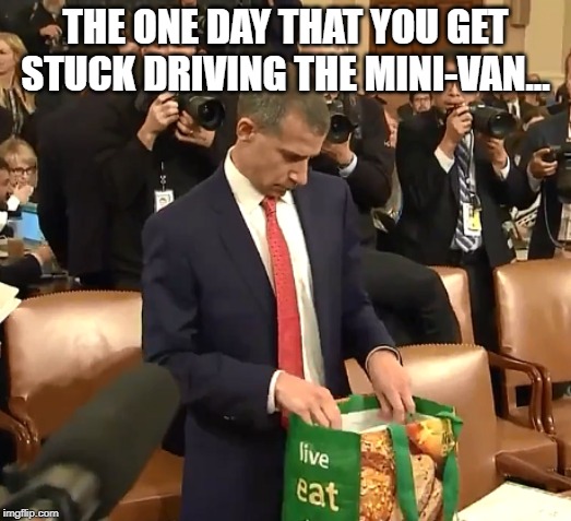 Where did I put my shopping list? | THE ONE DAY THAT YOU GET STUCK DRIVING THE MINI-VAN... | image tagged in congress,hearing | made w/ Imgflip meme maker