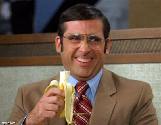 Steve Carell Banana | image tagged in steve carell banana | made w/ Imgflip meme maker