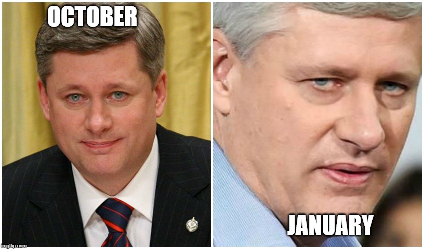 young&old Harper | OCTOBER JANUARY | image tagged in youngold harper | made w/ Imgflip meme maker