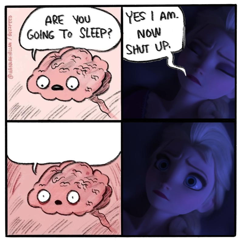 High Quality Elsa are you going to sleep Blank Meme Template