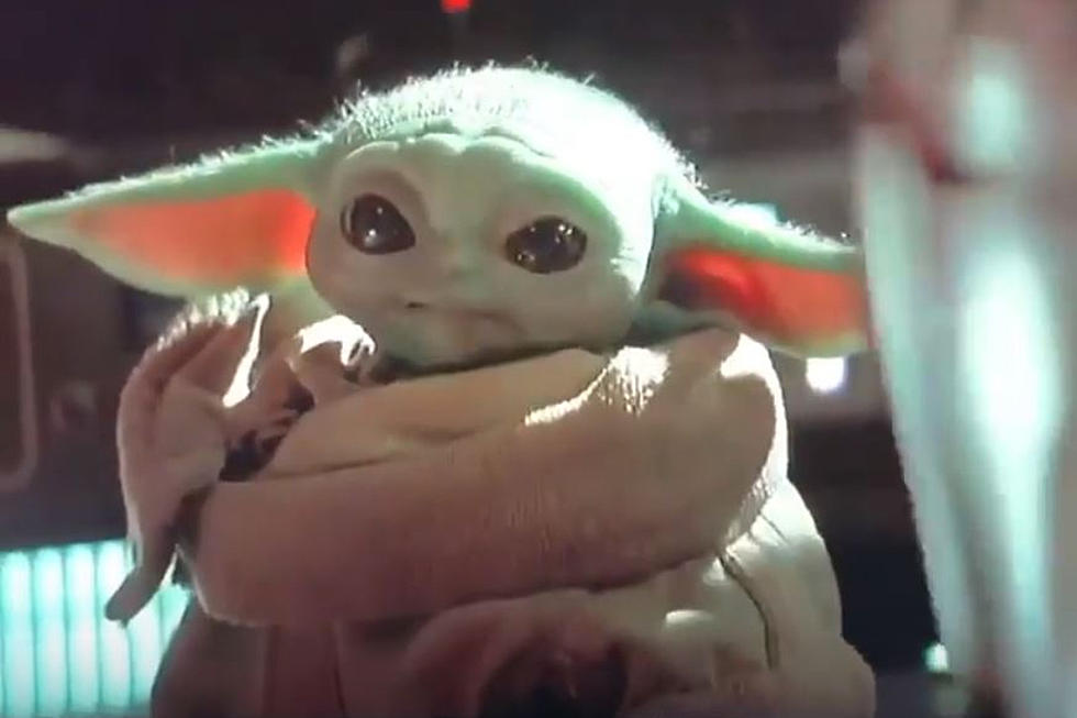 High Quality Baby Yoda Worried Blank Meme Template