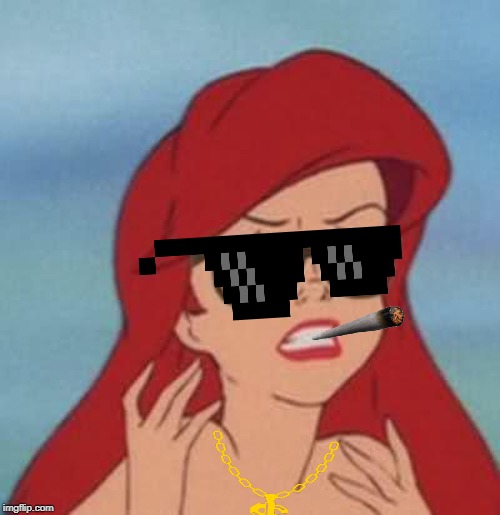 Hipster Ariel | image tagged in memes,hipster ariel | made w/ Imgflip meme maker