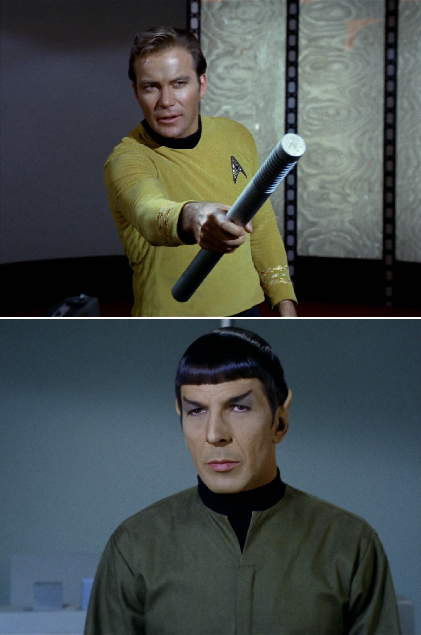 Kirk Spock Computer Blank Meme Template