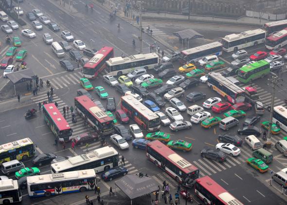 Traffic jam Blank Meme Template