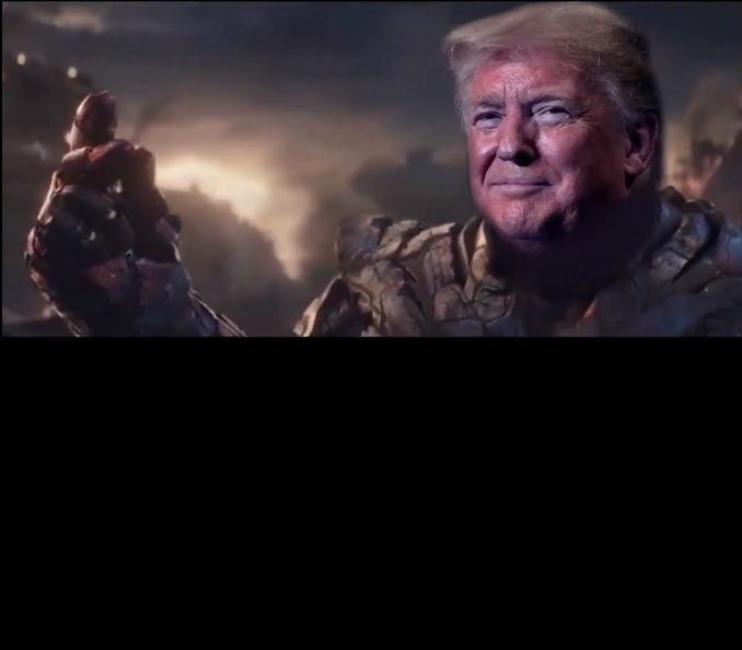 High Quality Trump Thanos Blank Meme Template