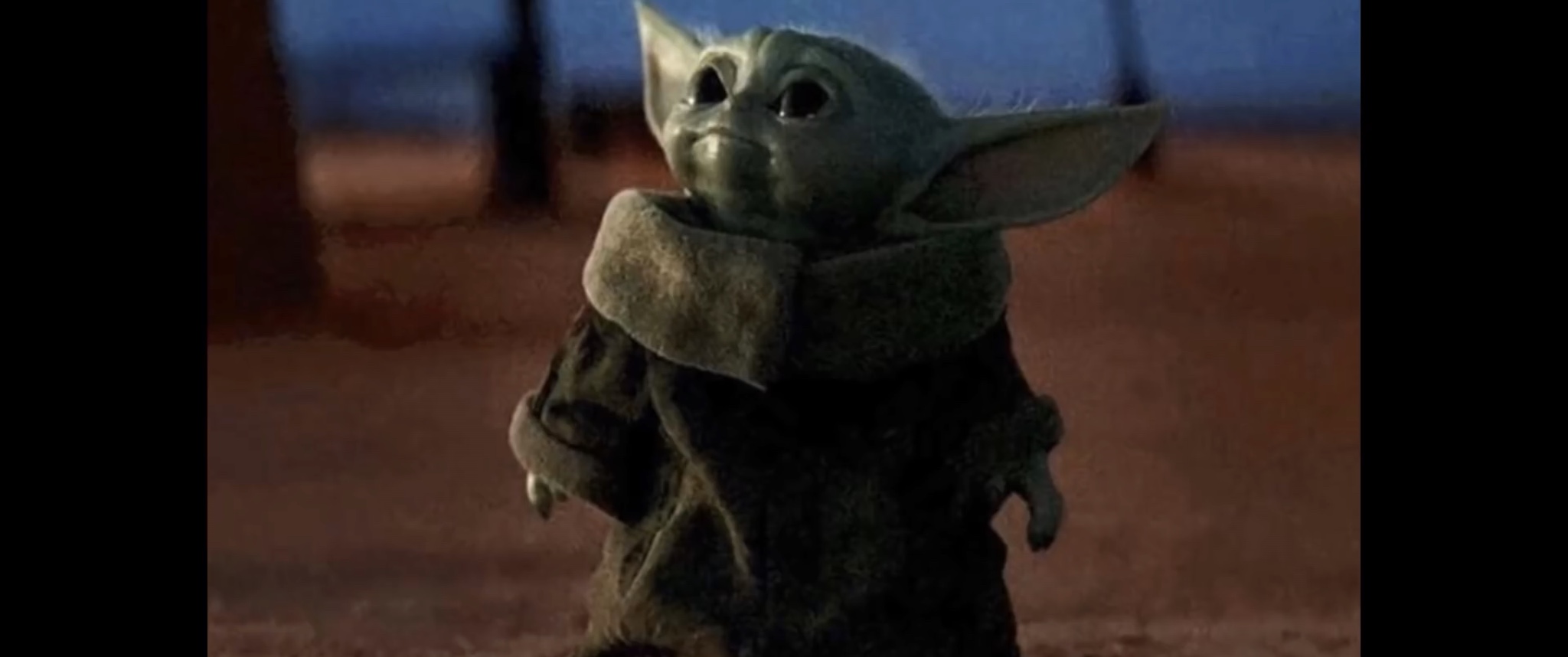 High Quality Baby Yoda meme Blank Meme Template