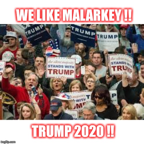 Just realized that I kinda like it :D | WE LIKE MALARKEY !! TRUMP 2020 !! | image tagged in trump supporters,yes malarkey,no liberals | made w/ Imgflip meme maker