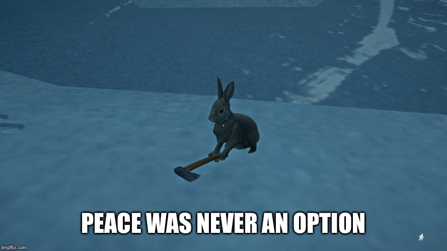 Peace was never an option Blank Meme Template