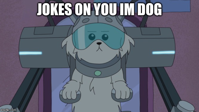 Rick and Morty | JOKES ON YOU IM DOG | image tagged in rick and morty | made w/ Imgflip meme maker