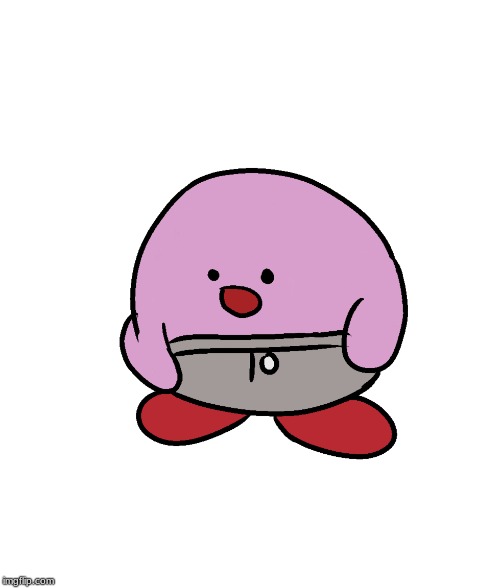 Suprised Kirby | image tagged in suprised kirby | made w/ Imgflip meme maker