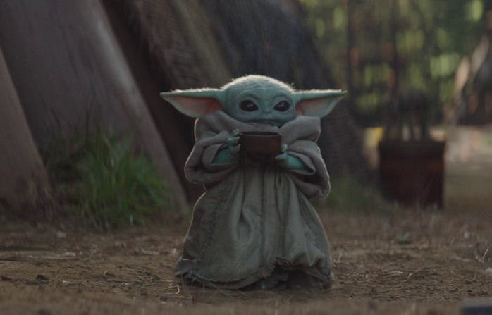 baby yoda Blank Meme Template