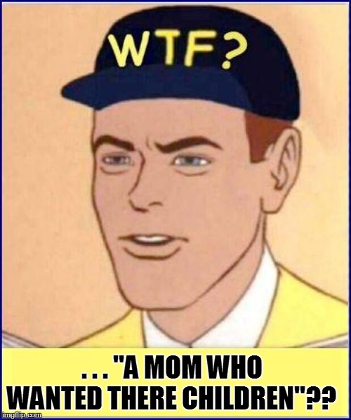 . . . ''A MOM WHO WANTED THERE CHILDREN''?? | made w/ Imgflip meme maker