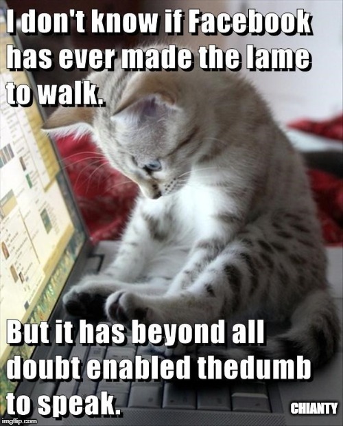 Facebook | image tagged in lame | made w/ Imgflip meme maker