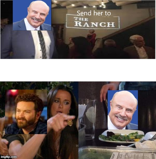 The director of the ranch gets mad | image tagged in memes,woman yelling at cat | made w/ Imgflip meme maker