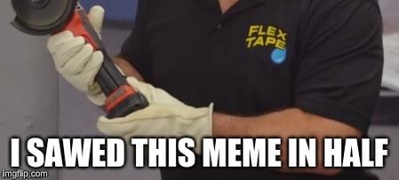 conner flex tape meme