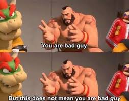 Zangief bad guy Blank Meme Template