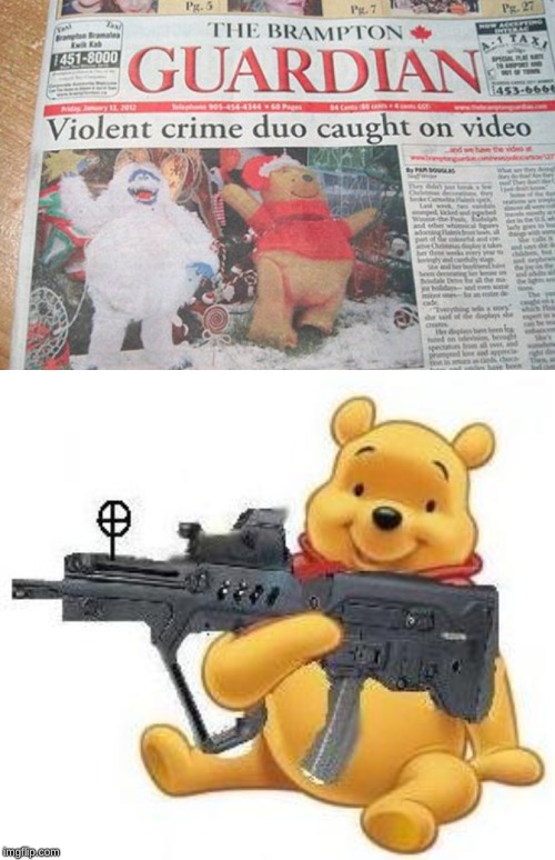 winnie the outlaw | made w/ Imgflip meme maker