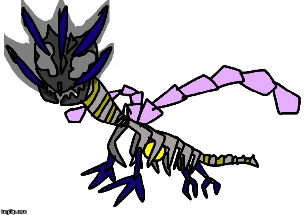 Reterna the eternatus, a pokemon oc | image tagged in normal reterna | made w/ Imgflip meme maker