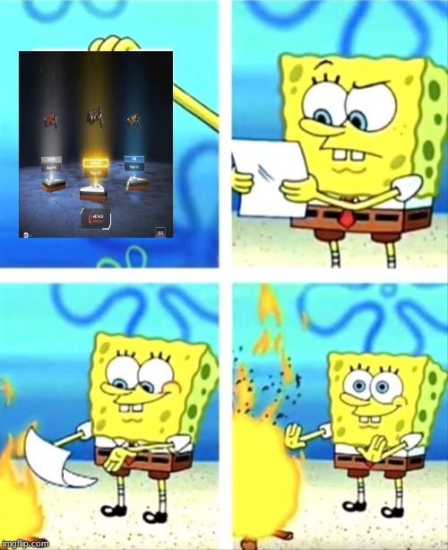 mozambique should not be in any apex packs | image tagged in sponge bob fire meme,apex legends,mozambique | made w/ Imgflip meme maker
