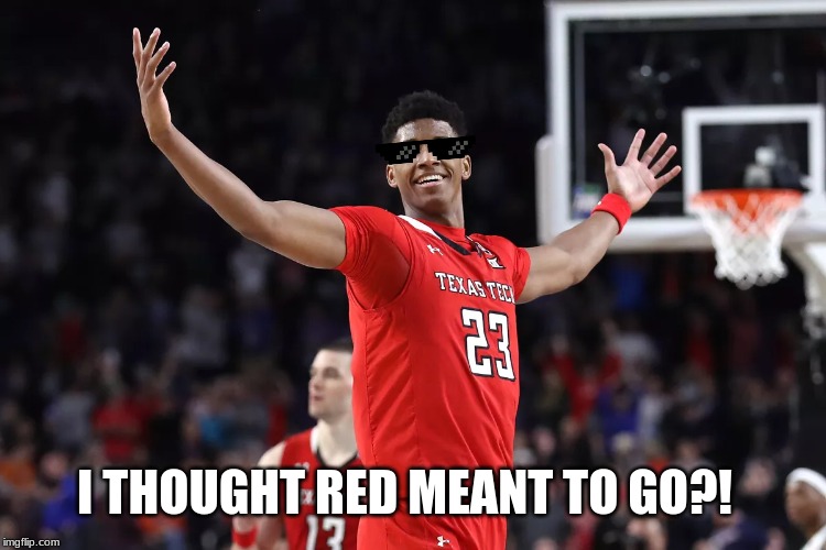 Wait red doesn't mean go?! | I THOUGHT RED MEANT TO GO?! | image tagged in sports,memes | made w/ Imgflip meme maker