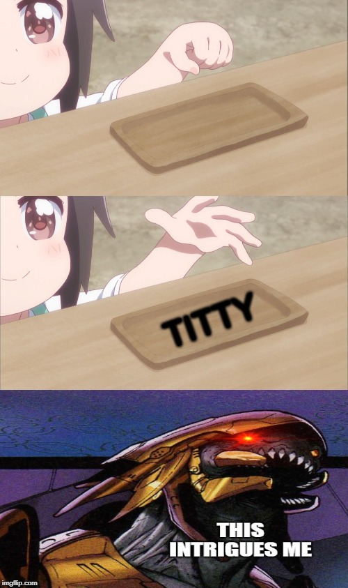 Yuu buys a cookie | TITTY | image tagged in yuu buys a cookie | made w/ Imgflip meme maker