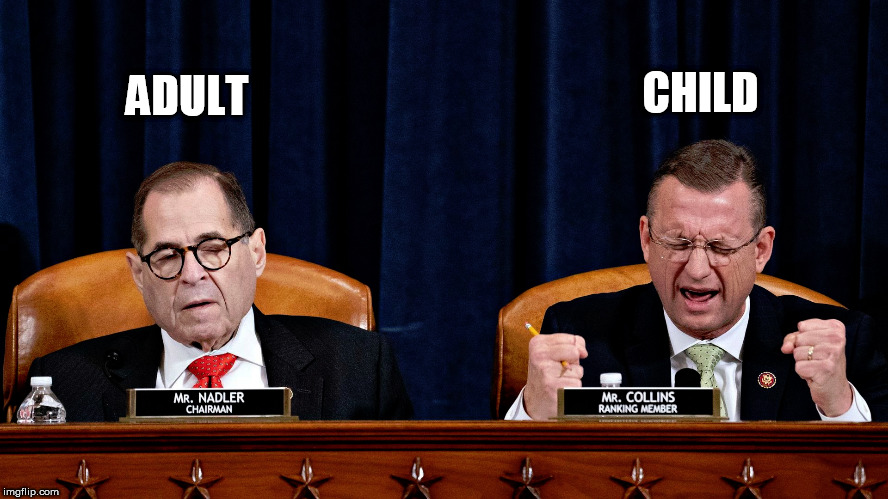 CHILD; ADULT | image tagged in nadler,collins,adult and child | made w/ Imgflip meme maker