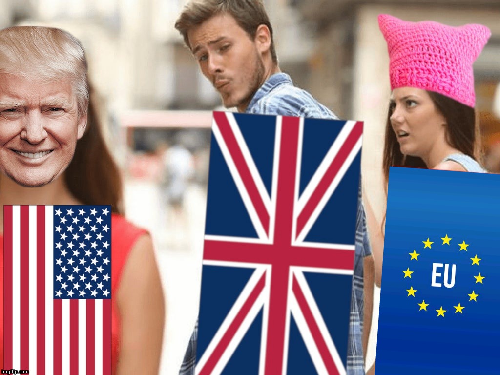 Distracted Brits.
