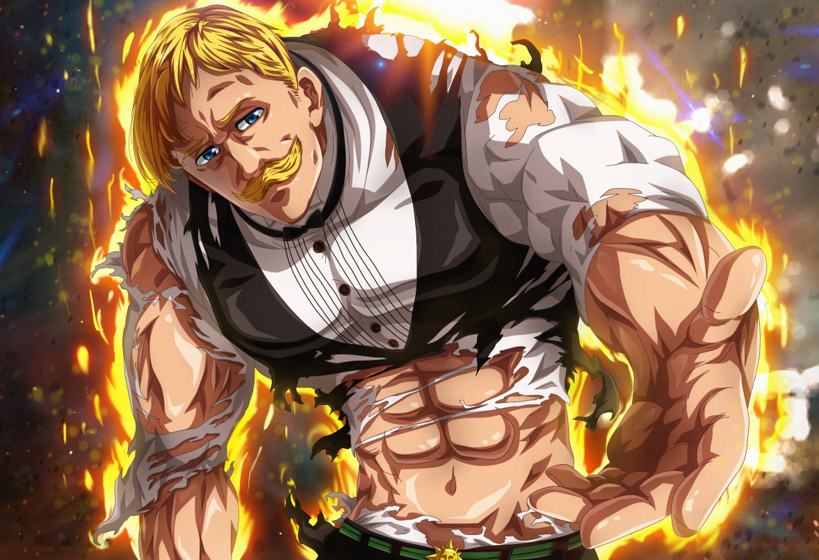 High Quality Escanor Blank Meme Template