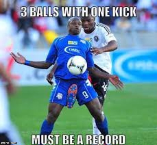 Tree bals one kick | image tagged in memes,funny,sports | made w/ Imgflip meme maker