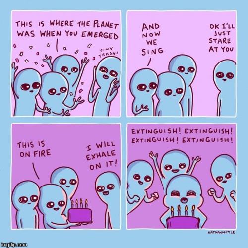 The truth of birthday parties | image tagged in comics/cartoons | made w/ Imgflip meme maker