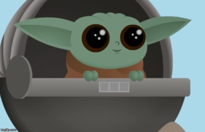 you all need to see this | image tagged in baby yoda,cute | made w/ Imgflip meme maker