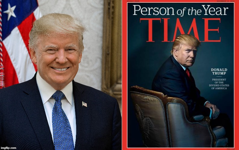 When they start posting Time covers of Stalin, Hitler, Nixon, the Ayatollah, etc. to mock Greta, so you're forced to do this. | image tagged in donald trump,lol,politics lol,owned,smackdown,greta thunberg | made w/ Imgflip meme maker
