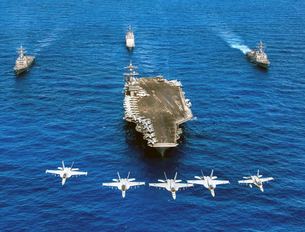 NAVY Battle group aircraft carrier Blank Meme Template