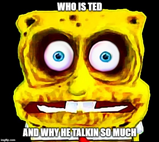 ted, i will find out who u r | WHO IS TED; AND WHY HE TALKIN SO MUCH | image tagged in memes | made w/ Imgflip meme maker