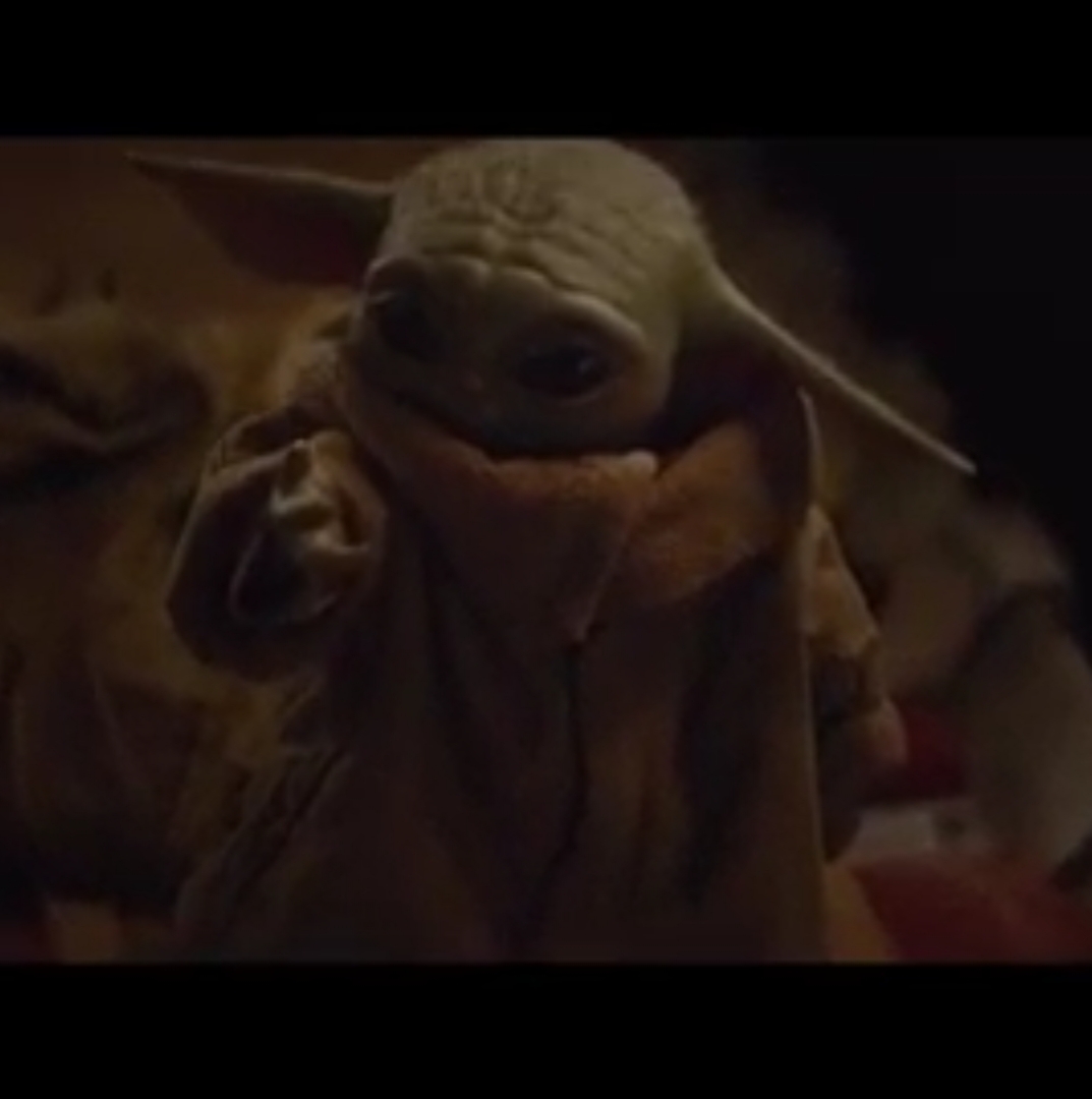 Baby Yoda poop fingers Blank Meme Template