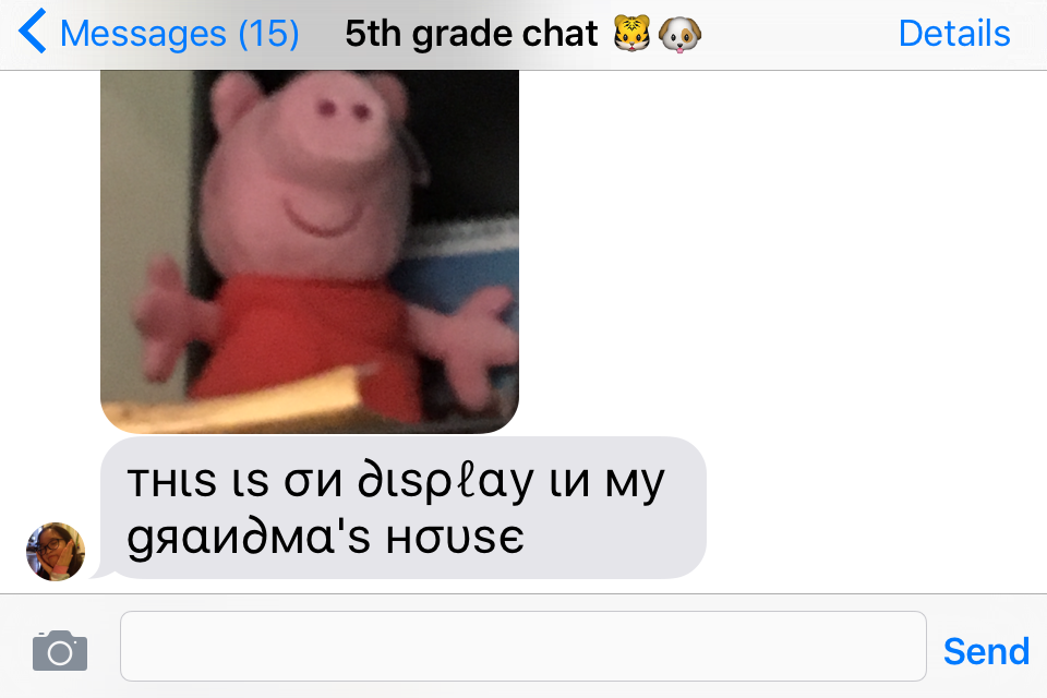 Peppa in house Blank Meme Template