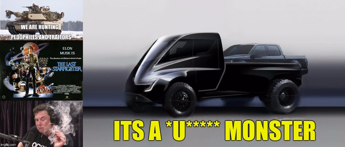 ELON MUSK IS; ITS A *U***** MONSTER | image tagged in elon musk | made w/ Imgflip meme maker