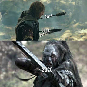 Boromir Arrows and Orc Blank Meme Template