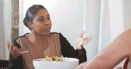 Right in front of my salad? Blank Meme Template