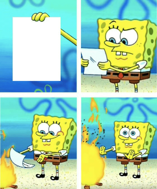 burn it down! Blank Meme Template