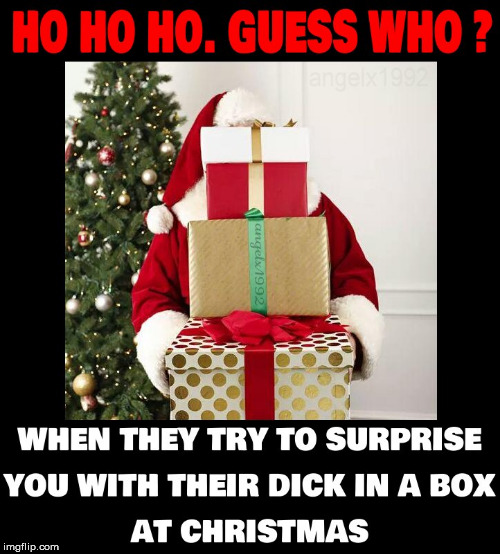 image tagged in dick in a box,santa claus,santa,christmas gifts,christmas presents,happy holidays | made w/ Imgflip meme maker