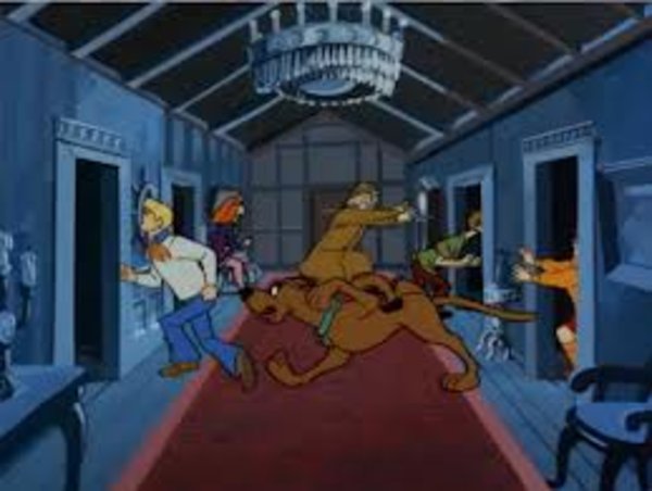 Scooby doo chase Blank Meme Template