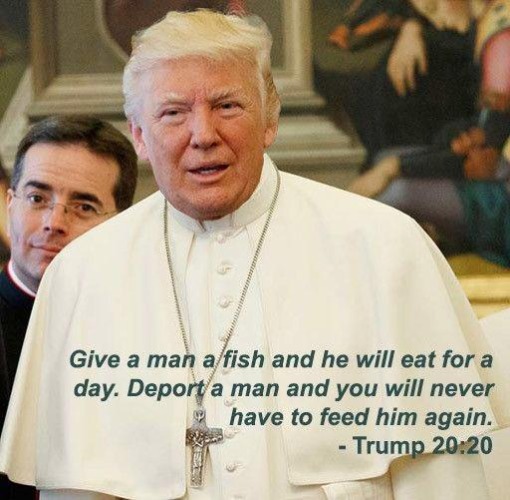 Saint Donald of Washingtonius | image tagged in saint donald,pope donald,trump for pope,impeach pope francis,pope francis antichrist | made w/ Imgflip meme maker