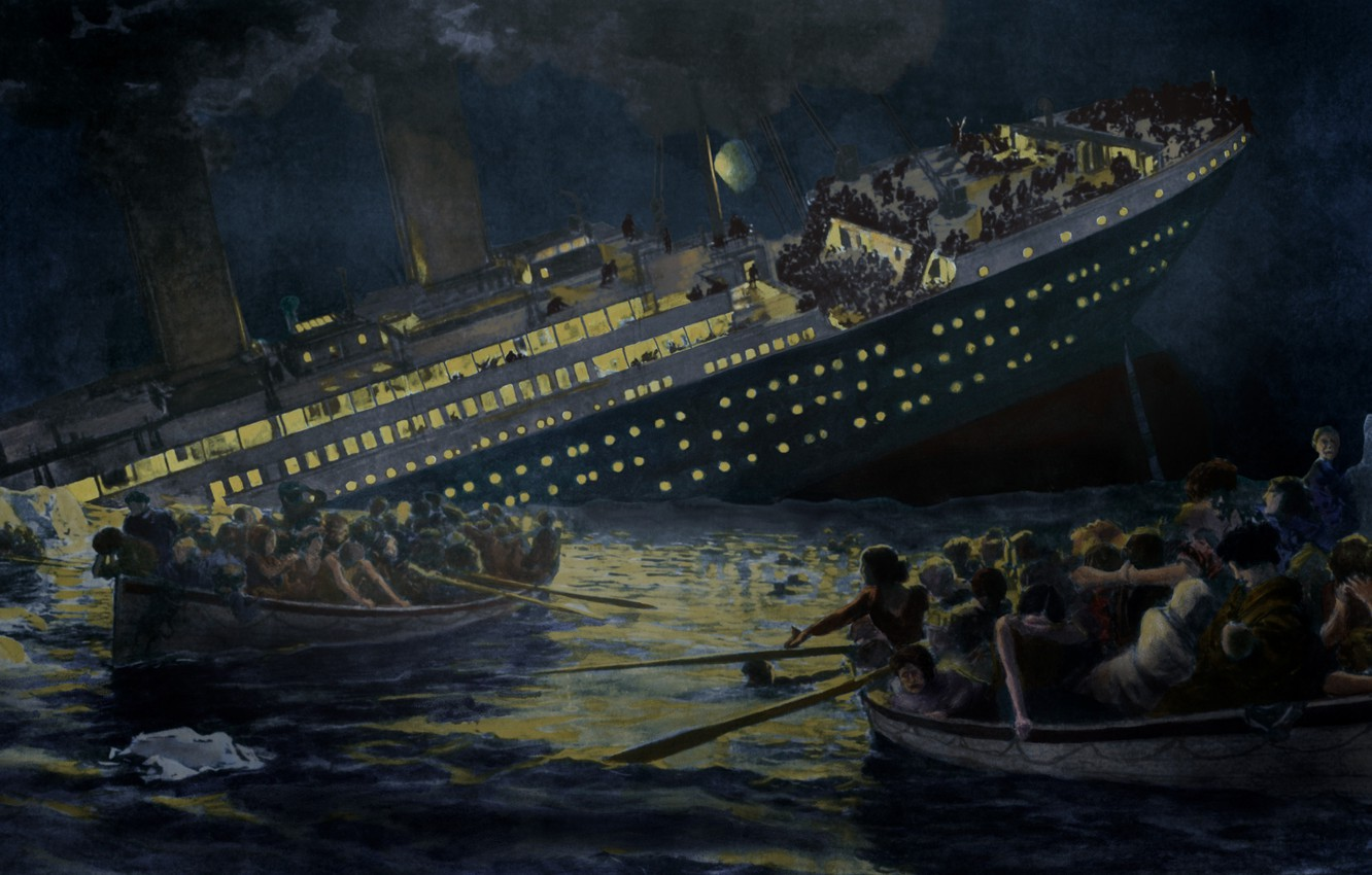 High Quality RMS Titanic sinking Blank Meme Template