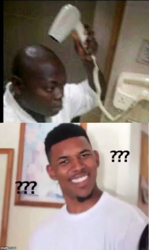 this dude stupid | image tagged in nick young,funny,memes,wtf,hair,bald | made w/ Imgflip meme maker